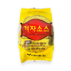 연합식품 겨자소스 (5봉 1봉당 200포 3g) 일회용 업소용 횟집 냉면집 배달집 미니 겨자, 600g, 5개