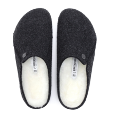 BIRKENSTOCK 버켄스탁 Zermatt 체르마트 털실내화 슬리퍼 무연탄