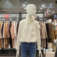 주크 백화점동일상품 놓치면 후회되는 인기상품!! 글리터 리본 블라우스 Z194MSC036