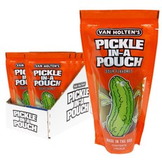 Van Holten's Pickles - Jumbo Sour Pickle-In-A-Pouch - 12 Pa Van Holten's 피클 - 점보 사워 피클 인 어 파우치 - 12, 1, 1개, 3.25kg