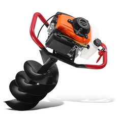  혼다 구굴기 땅파는 기계 드릴 머신 나무 심기 오거, 핸드 푸시 4행정 180CC+20cm 드릴 