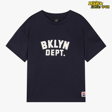 인디고키즈 중계점 애리 배색 심플티 (네이비) *2024 NEW SUMMER* 깔끔한 컬러감의 배색 레터링 디자인 데일리 반팔티셔츠 8~13세