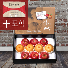 [K쇼핑](20년 설날) [팬캡+부직포가방] 봉화미담 사과배혼합세트 4kg 이상(사과6입 배4입), 대