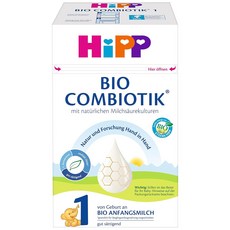 HiPP 1 유기농 콤비오틱스 600g x 4팩 독일배송, 4개