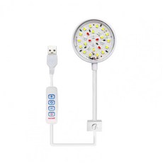 파충류램프 USB POWER LOGIC 조명 360 LED 7W 스펙트럼 5W 어항용 방수 조류 탱크 어항 클립 거북이