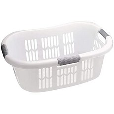 Rubbermaid FG299787WHT 힙 포옹 세탁 바구니, 본상품