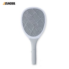 [썬더] 1+1 전기모기채 AA건전지4개 증정 민트 건전지모기채 모기퇴치기 전기파리채 초파리채, 그레이1+1