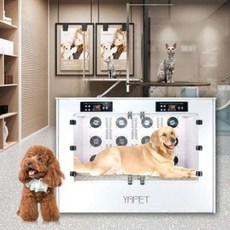 애완 고양이 강아지 건조함 펫드라이룸 기계 자동 애완동물 건조탱크 개 목욕 드라이기 캣스, 04 화이트 가변형, 1개