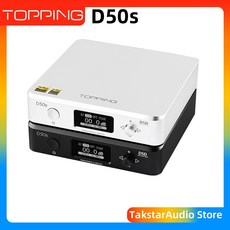 토핑 TOPPING 오디오 전력 증폭기 파워엠프 TOP 고음질 HIFI 디코더 DAC 블루투스 50 LDAC DSD512 32 비트 768K D50s ES90382M 2디지털 아날, 02=Black D50s - 토핑d50s