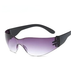야외 스포츠 사이클링 선글라스 앞유리 고글 남녀공용 무테 UV400 라이딩, 없음, 03 Purple