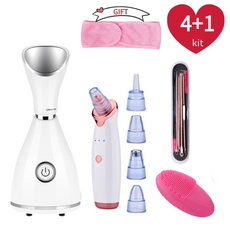 미스트 기기 자동 분사 nano ionic facial vaporizer hot face steamer, 4 in 1 us 플러그