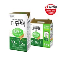 빙그레 더단백 밸런스 오리지널, 16개, 190ml