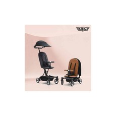 [킨즈] 에어 트라이크 휴대용 유모차 + 사은품 악세사리 8종, 색상:SADDLE BROWN