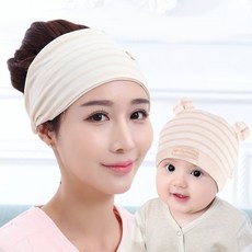 줄무늬면모자샤워캡