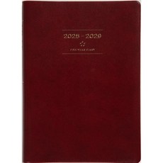 다카하시 5년 다이어리 수첩 2025년 A5, 와인(5년)