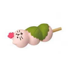 일본 벚꽃 축제 장식 인형 수지 공예 책상 장면 선물, 체리 빵