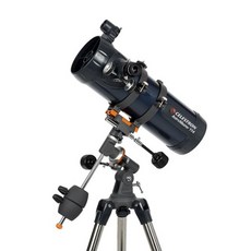 고성능 Celestron 1141000 AstroMaster 114EQ 천체 망원경 1.25 인치 조정 가능한 스틸 삼각대 CG-2 적도 마운트 HD, 114 EQ - 31042