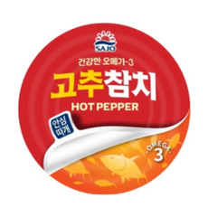 사조 안심 고추참치, 85g, 9개