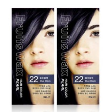 903946 과일나라 진주펄 염색약 22호 블루블랙 1+1 패션칼라