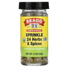 Bragg Organic Sprinkle 24 Herbs Spices Seasoning 1.5 oz (42 g), 2kg, 1개