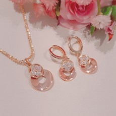 로제도르클로버목걸이