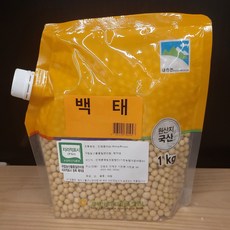 기린농협 강원도 인제 내린천 백태 국산콩 메주콩, 1개, 1kg