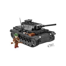 COBI Historical Collection WWII Panzer III Ausf. J Tank, one option, one option, 1개