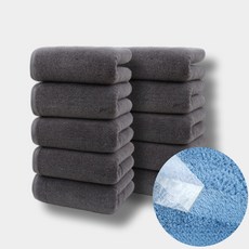 포근썸 150g 먼지없는 고급 수건, 차콜 그레이, 10개 차콜 그레이, 10개