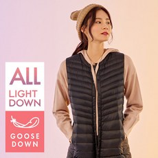 데이텀 경량 구스 롱 베스트 DAVD19TG2