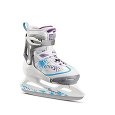 Rollerblade Bladerunner Kids Ice Skates White/Blue Size 5-8 롤러 블레이드 블레이드 러너 키즈 아이스 스케이트 화이트 / 블루, 1