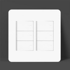 스위치중구 스위치 전등 중 커버 콘센트안전커버 6구 벽 조명 SW67E97C, 낱개, 1개