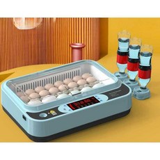 신형 부화기 계란부화기 메추리알 병아리부화기, 12 지능형 듀얼 배터리-기본 모델, 1개