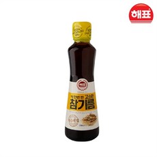 베스트식품 사조해표 고소한 참기름 320ml 6개