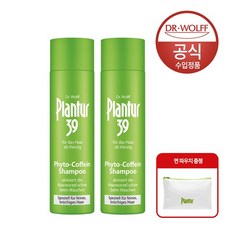 39 파이토-카페인 샴푸 염색 손상 모발용 250ml x2, 1개