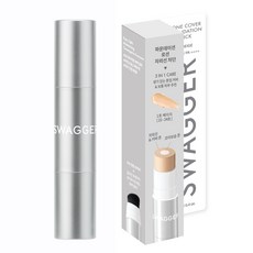 스웨거 깐달걀 매끈 피부 3 IN 1 파운데이션 스틱 SPF 50+ PA++++(브러쉬내장), 1개, 1호 베이지