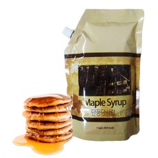 핫케익 팬케익 소스 선인 단풍당 시럽 메이플시럽 1kg, 1개