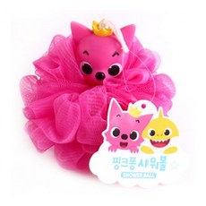 캐릭터 피규어 입체 사워볼 목욕놀이 목용용품 아기목욕, 핑크퐁 피규어 샤워볼-핑크퐁 422220 (995개)