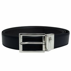 [해외]남자명품에르메네질도제냐벨트 ERMENEGILDO ZEGNA MENS BLACK BROWN LEATHER REVERSIBLE BELT BVCI1B