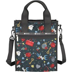LeSportsac 키프레이크 메모리 스몰 노스사우스 토트 크로스바디 탑 핸들 핸드백 스타일 3538컬러 E465 변덕스러운 하트 플라워 보석 1974년 상징적인 데뷔 기념