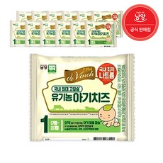 [남양] 자연방목 유기농 아기치즈 1단계 (단일상품 : 120매), 1개