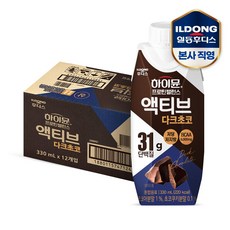 하이뮨 프로틴 밸런스 액티브 다크초코, 330g, 12개