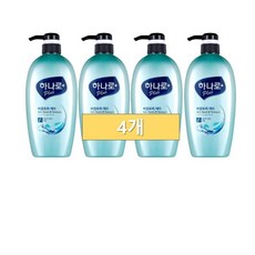 하나로 플러스 비듬두피 케어 샴푸 680ml, 4개 - 대나무추출물