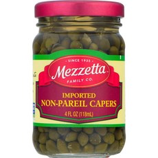 Mezzetta Capers 메제타 임포트 논파릴 케이퍼 4oz(118ml) 3팩, 118ml, 3개
