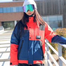 러셀 1920 RUSSEL RSJ01 COLOR SCHEME PADED FIELD JACKET ORANGE 스노우 보드복 자켓