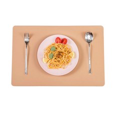 2p 플레이트 테이블 러너 가죽 깔개 매트 DIY 식탁보, 단일상품