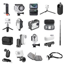 Insta360 GO3S GO3 필수 액세서리 용품 모음 기획전 케이스 가방 액정보호필름 삼각대 커버 피벗 스탠드 셀피스틱 거치대 스트랩, 2-13)GB07 마그네틱콜드슈브라켓, 1개