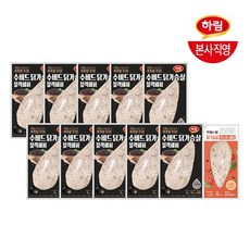 수비드 닭가슴살 블랙페퍼 10팩 + 이닭 닭가슴살 1팩 추가, 없음