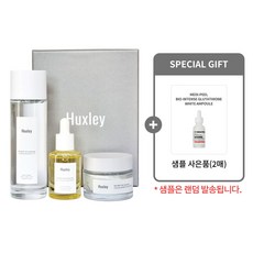 헉슬리 고보습 트리오 / 토너 120ml + 페이셜 오일 30ml + 크림 50ml / 피부 최강 보습 세트 [샘플 랜덤 증정(2매)], 1개