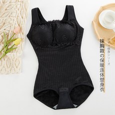여자올인원 가을겨울 패드포함 보온 몸매관리 상하연결식 뱃살보정 복대 예쁜몸매 모양 산후 기모 내복