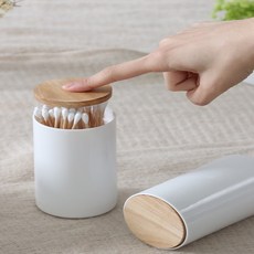 원터치 면봉 보관 케이스 면봉통 보관함 이쑤시개통 초간편 생활 잡화